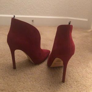 Red Ankle Boots